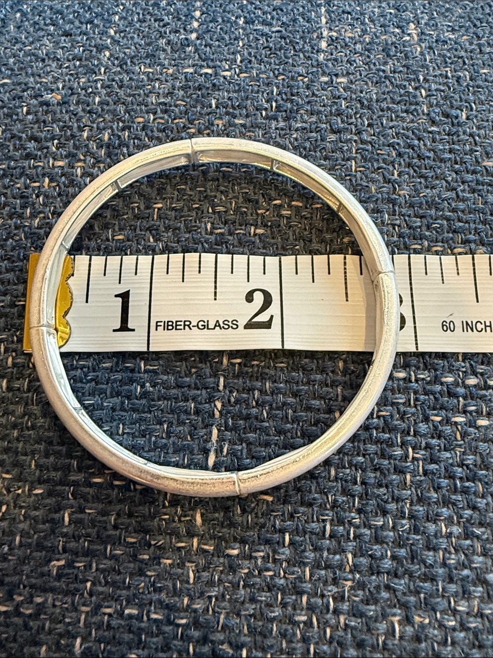 Plunder Silver-Tone Hinged Bangle Bracelet - Picture 4 of 4